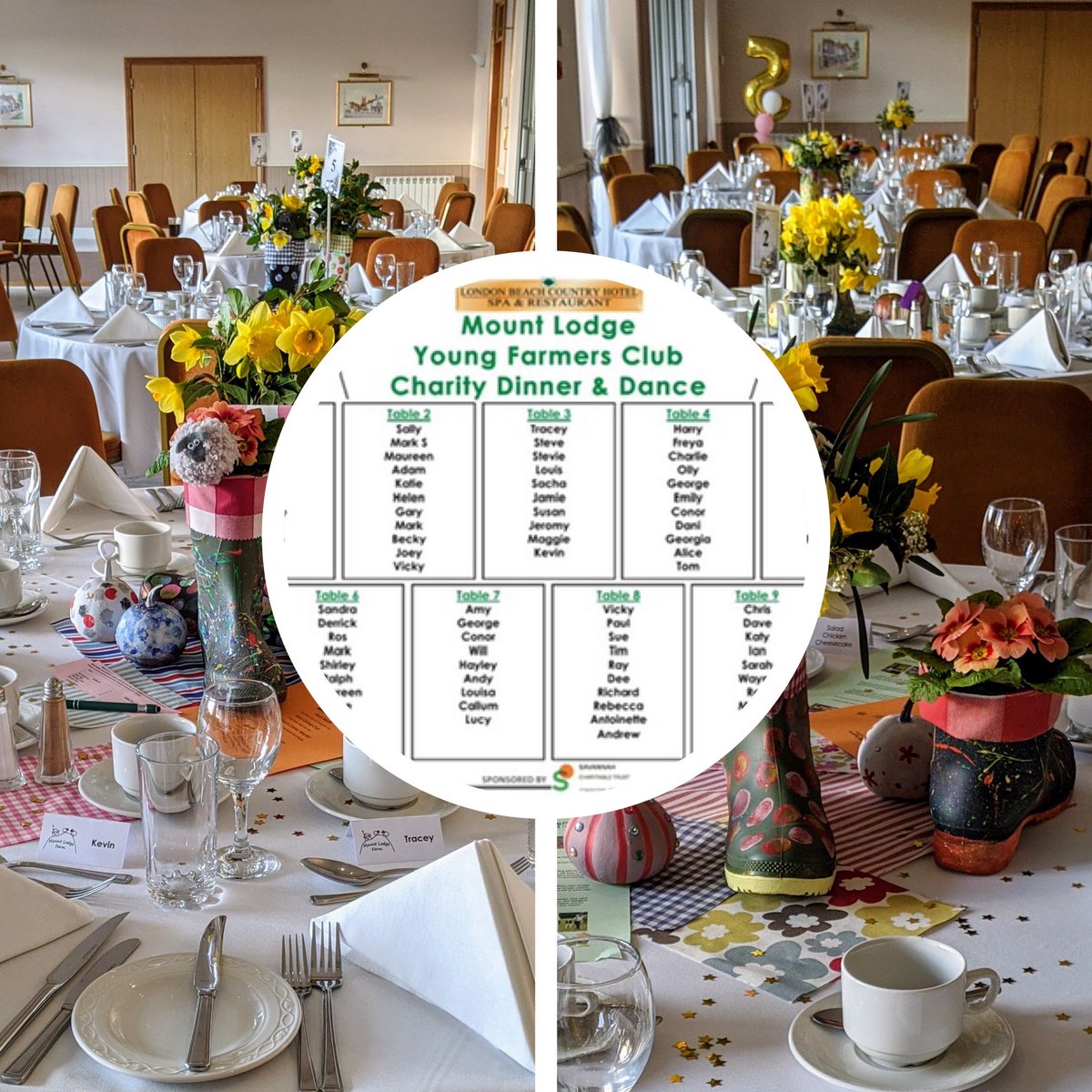 LBcharity's tweet photo. Mount Lodge Young Farmers' Club of Biddenden are having a dinner/dance @londonbeachhotel #tenterden@this evening with the full value of the #meal donated back to their funds through our #Charity#Scheme in conjunction with Savannah Charitable Trust #charity #local #localgoodcauses https://t.co/pnURytzOf7