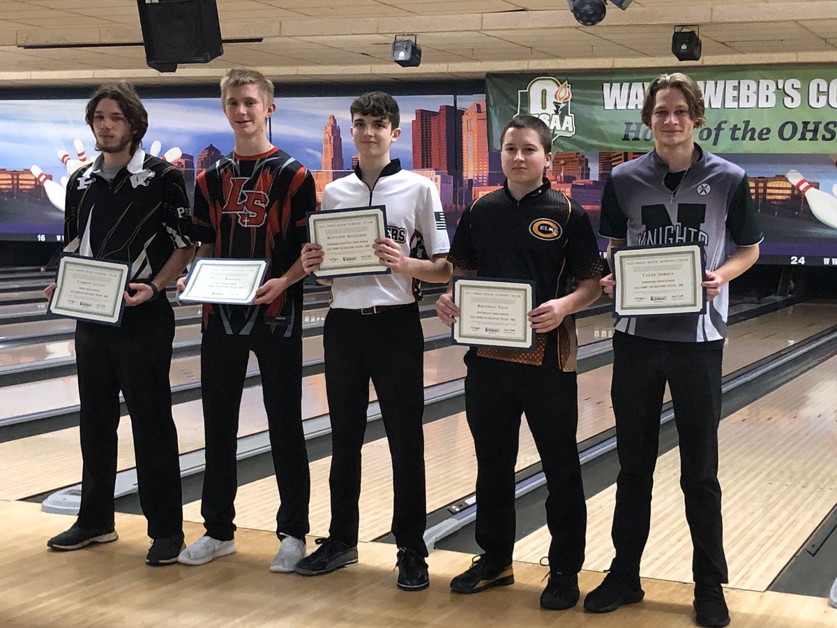 NordoniaBowling's tweet photo. @TylerJuriga is 2nd team All Ohio placing 6th with a 691seeies. Great bowling today!!!!! https://t.co/Nhy5JzFXvV