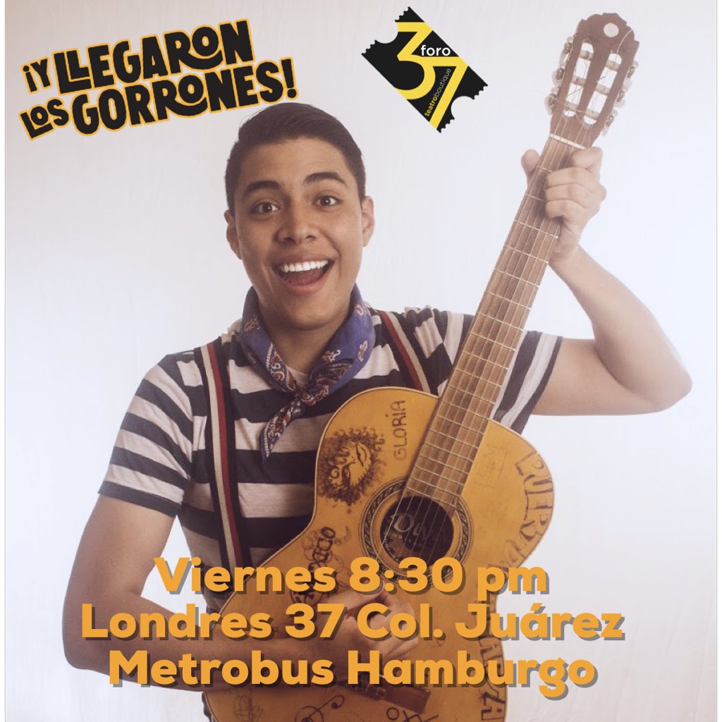 gorronesteatro's tweet photo. ¡Ya casi nos vamos chirriones! Últimas semanas de este maravilloso y divertido musical en @foro37 . Hoy nos vemos 8:30 pm 
#musical #teatro #foro37 #chava #bartola #nabor #chavaflores #comedia #estreno #actor #actriz #mexico #musicales #teatromusical #lavoz #talento #albur https://t.co/NU1cZ0zNEW