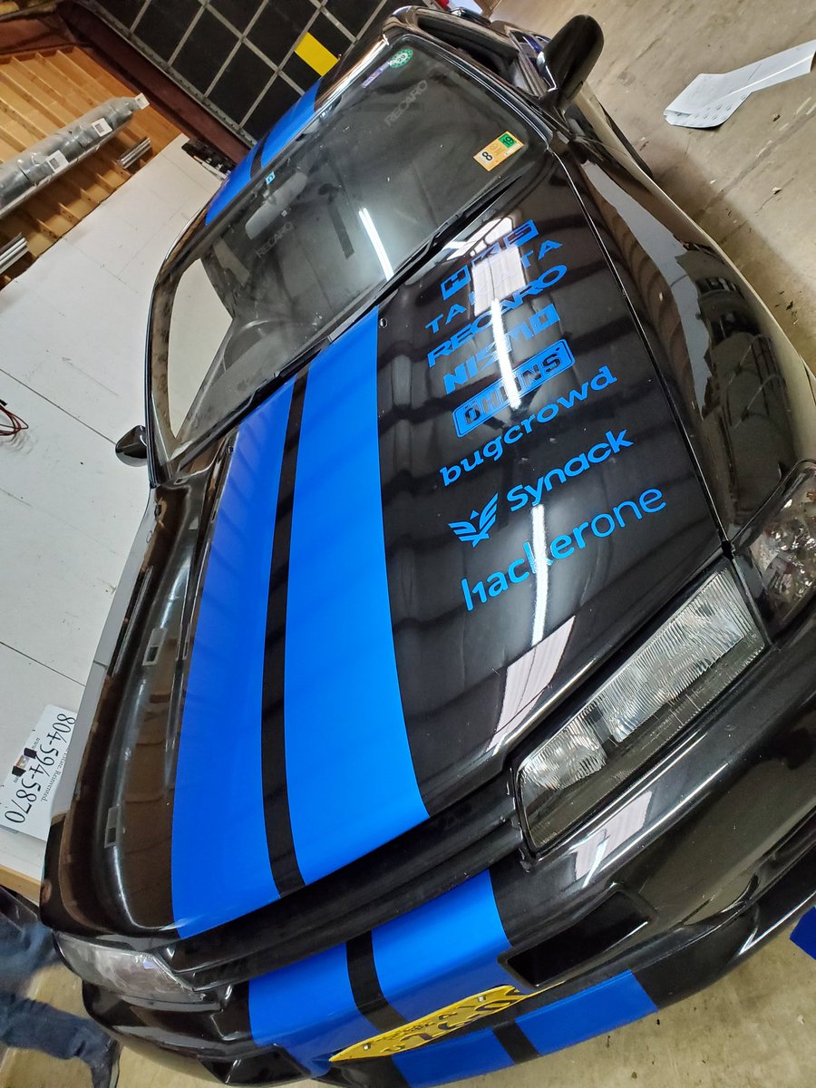 thedawgyg's tweet photo. Sneak peak at the new wrap for the #r32gtr #godzilla #nismo #brembo #hks #r32 #r33 #r34 #skylinesofrva #nissanskyline #PaulWalker #fastandfurious #rb26det #borgwerner #racecar #8secondcar @Hacker0x01 @Bugcrowd @SynackRedTeam @synack https://t.co/2qtzvScG0N