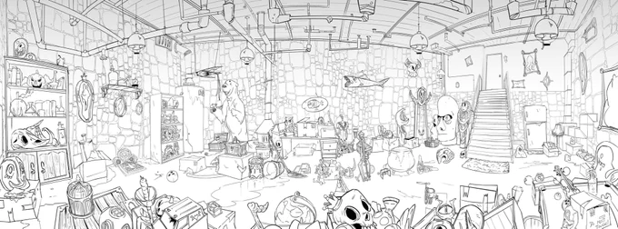 I used to do a lot of background design for work. Here's some old stuff.. from bunnicula, legend of korra, and kipo. These are bgs with more dramatic perspective! 