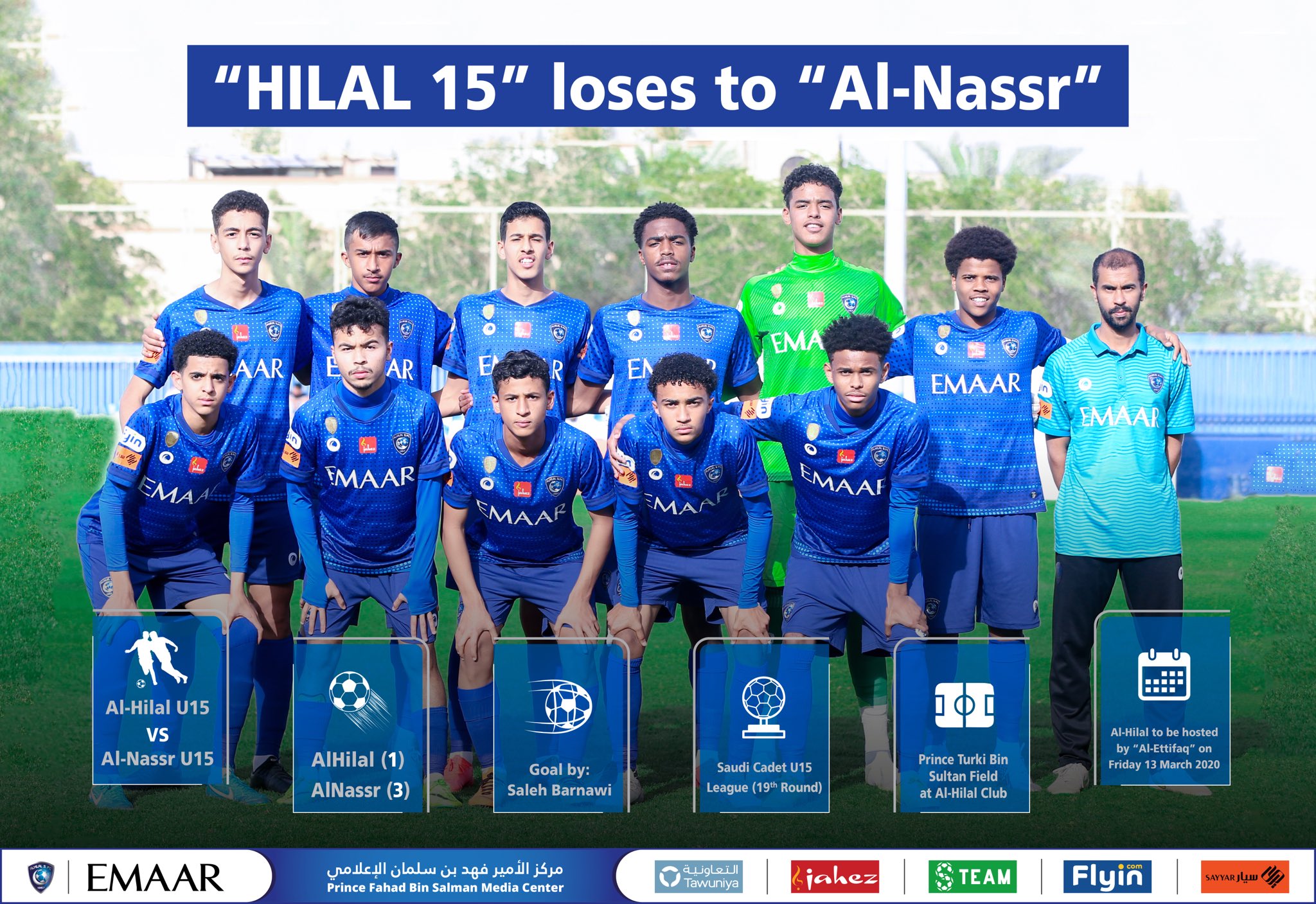 AlHilal Saudi Club on Twitter "📄 “HILAL 15” loses to “AlNassr” ⚽️ 