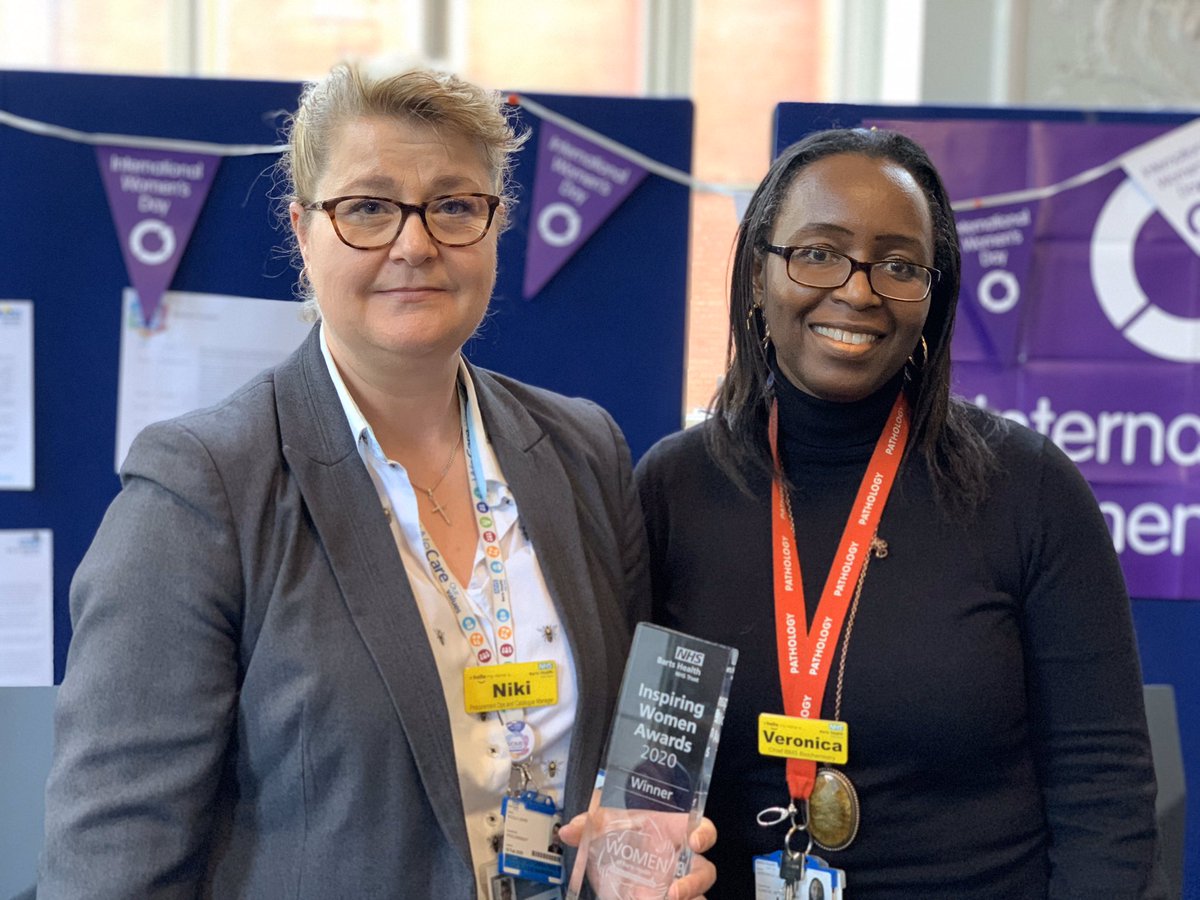 We heard some amazing stories this afternoon at the Barts Health Inspiring Women awards. 🥇 #IWD2020 #EachforEqual <a href="/BHWomen_network/">Barts Health Women's Network</a>