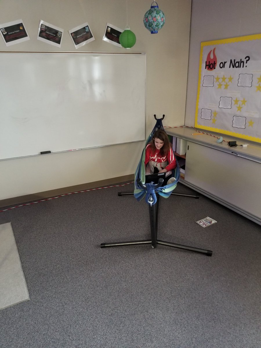 Students are loving their Learning Lounge. We have students utilizing it during class, before/after school and lunch time. #studentvoicesheard #middleschoollife <a href="/TwiningSchool/">NathanTwining School</a>