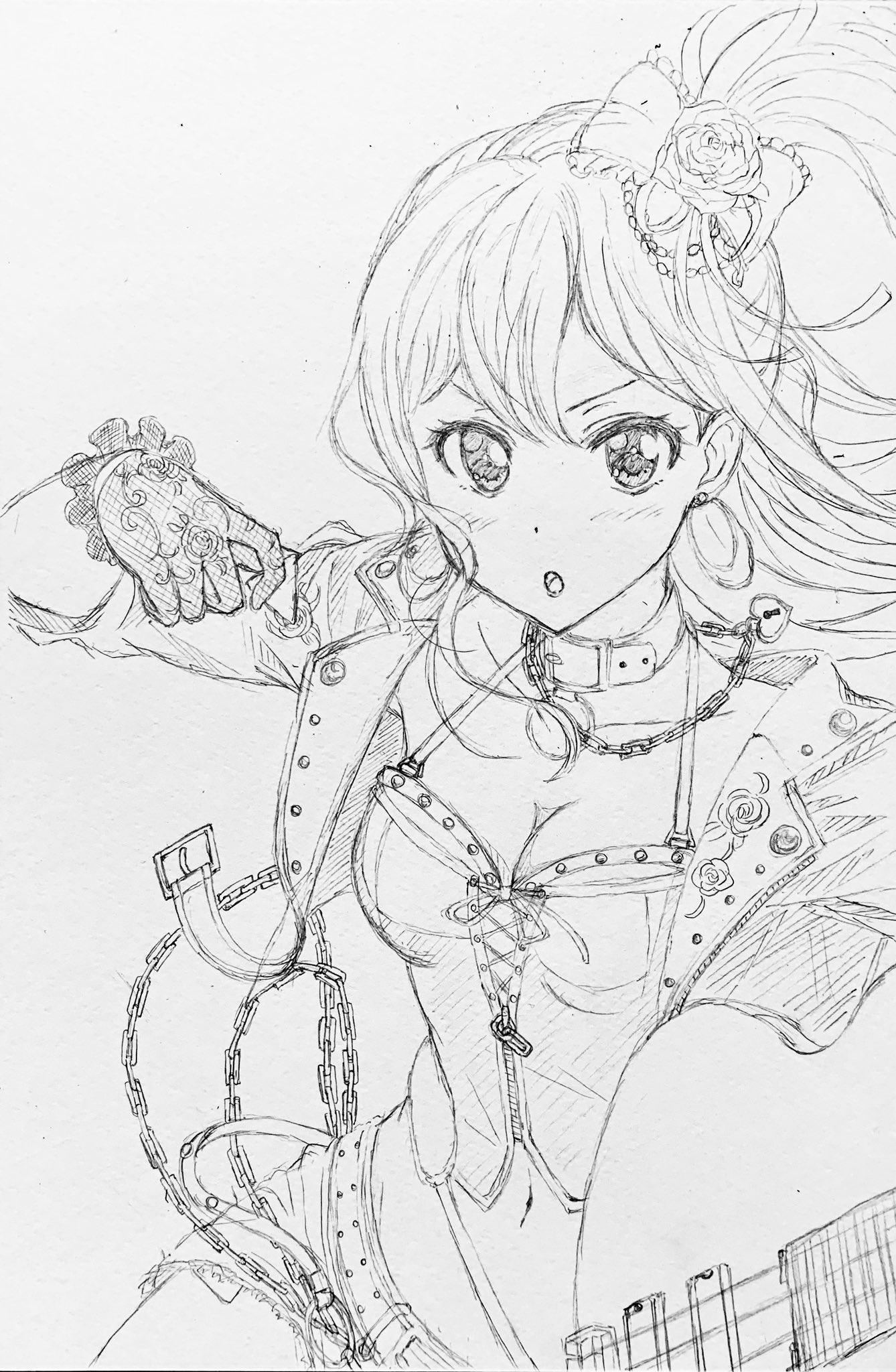 ケイ バンドリから今井リサをシャーペン描き リサ姉美人すぎる バンドリ ロゼリア 今井リサ 模写 絵描きさんとつながりたい T Co Hzyd4avmpv Twitter