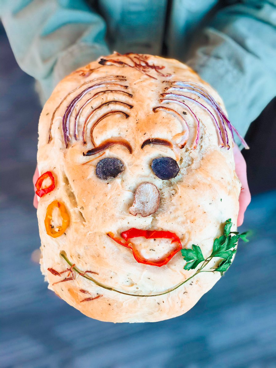 YOU GUYS. JOHN MADE ME BREAD FOR MY BIRTHDAY...AS JIMIN’S FACE.
