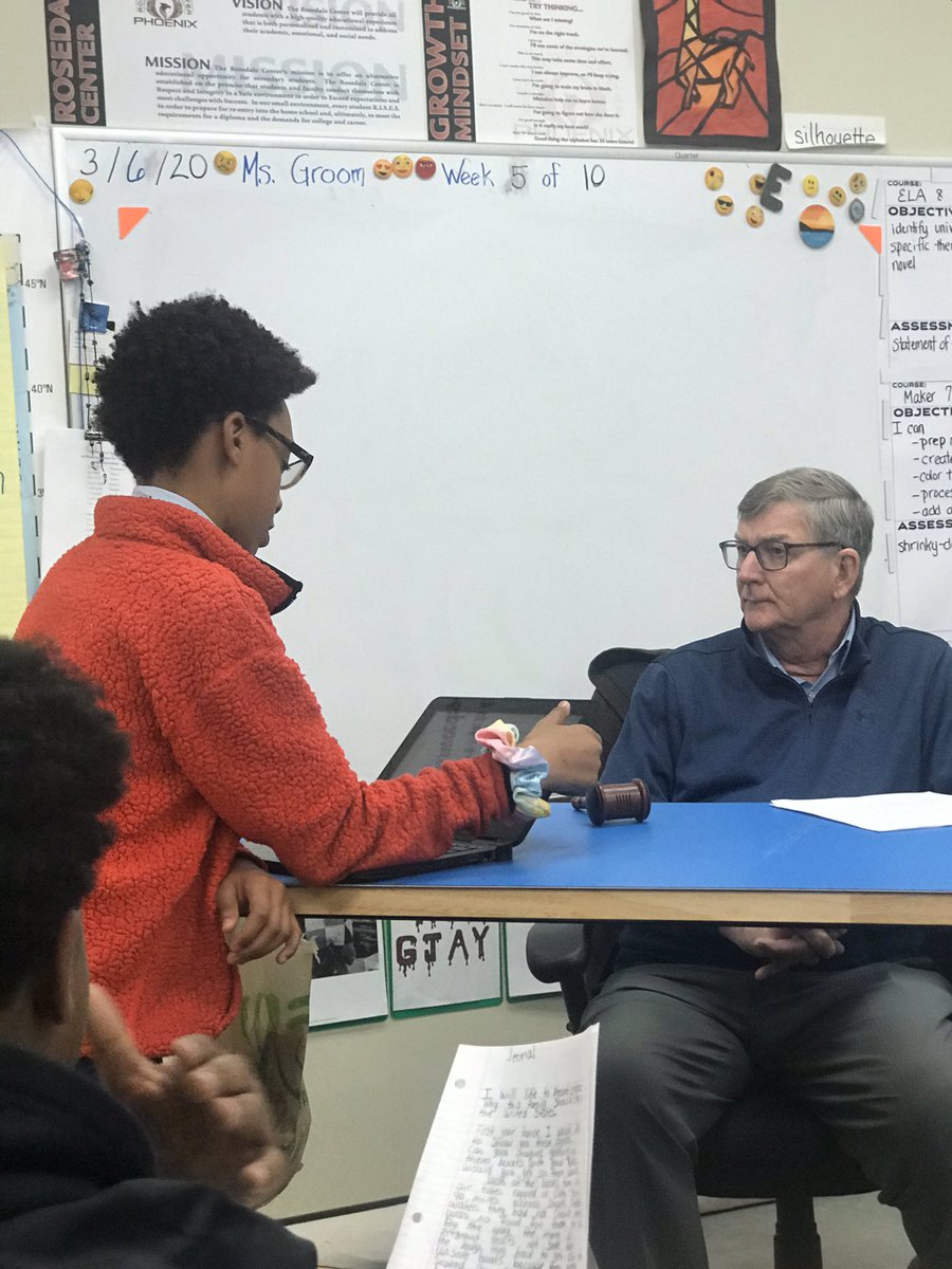 danavobro's tweet photo. Court is now in session! Asylum court for Isabel and Mahmoud #refugee @RosedaleBCPS @Sec_ELA_BCPS https://t.co/YqUXGvwBAg