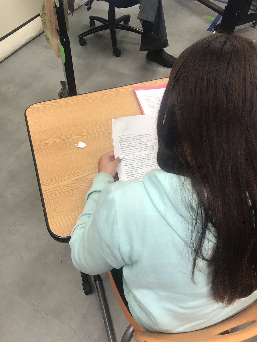 danavobro's tweet photo. Court is now in session! Asylum court for Isabel and Mahmoud #refugee @RosedaleBCPS @Sec_ELA_BCPS https://t.co/YqUXGvwBAg