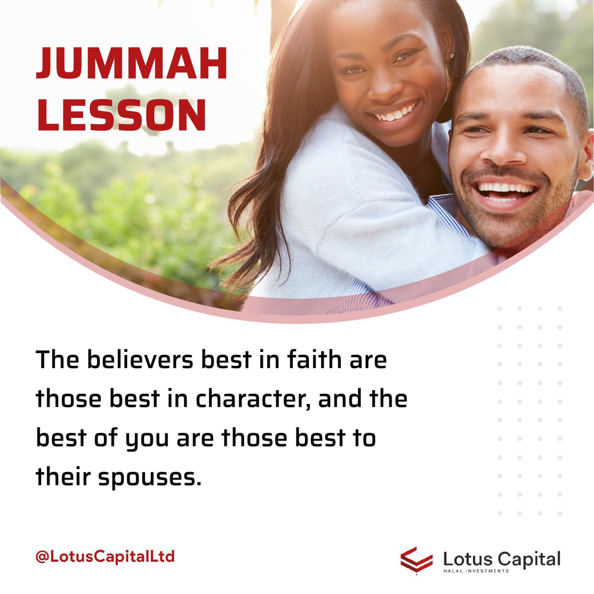 lotuscapitalltd's tweet photo. Tension your spouses today by sending them this message. You just might get yourself a treat but before you do, ask yourself if you are best to your spouse 🥰.

#JummahMubarak #jummahlesson  #islam #muslim https://t.co/tKWteMG2aP