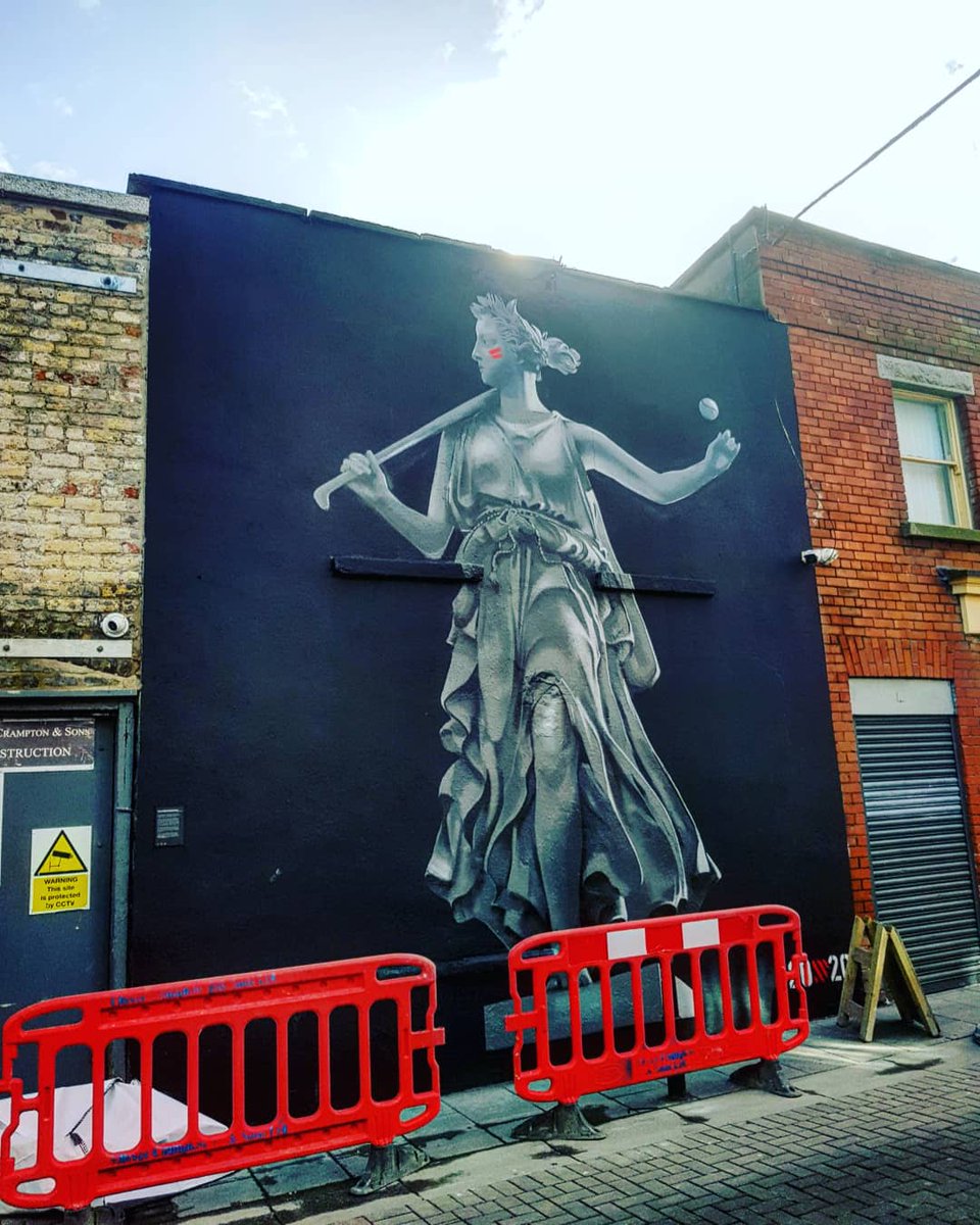 irundublincity's tweet photo. New piece by @subset in town, Victoria - Roman Goddess of Victory as they team up with @20x20_ie to champion #women in #sport
#streetartrunningtour #irundublincity #run #runtherapy #recovery #running #runtoexplore #streetart #dublinstreetart #rundublin #runnimgtourdublin https://t.co/fp4A3cnKyv