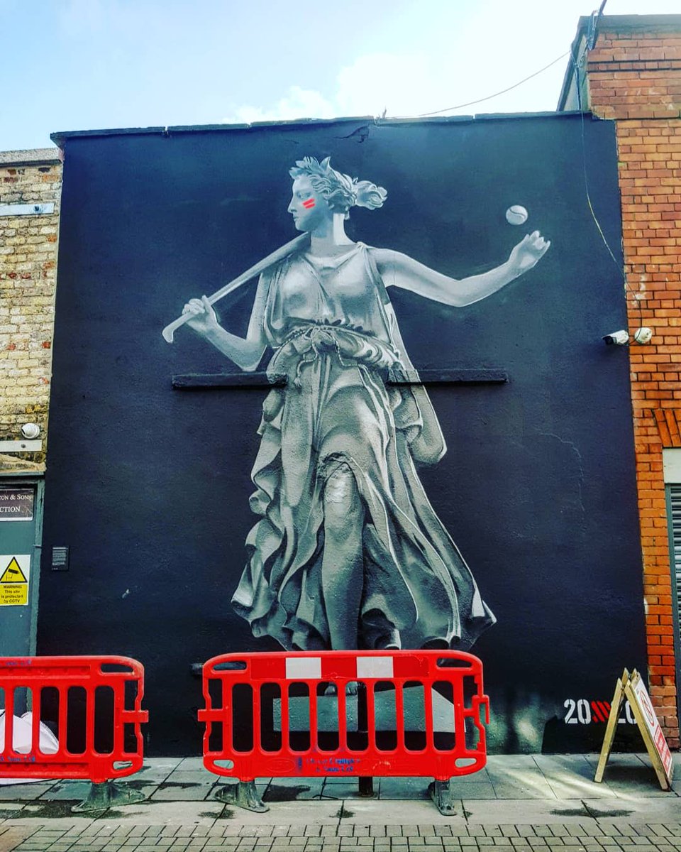 irundublincity's tweet photo. New piece by @subset in town, Victoria - Roman Goddess of Victory as they team up with @20x20_ie to champion #women in #sport
#streetartrunningtour #irundublincity #run #runtherapy #recovery #running #runtoexplore #streetart #dublinstreetart #rundublin #runnimgtourdublin https://t.co/fp4A3cnKyv