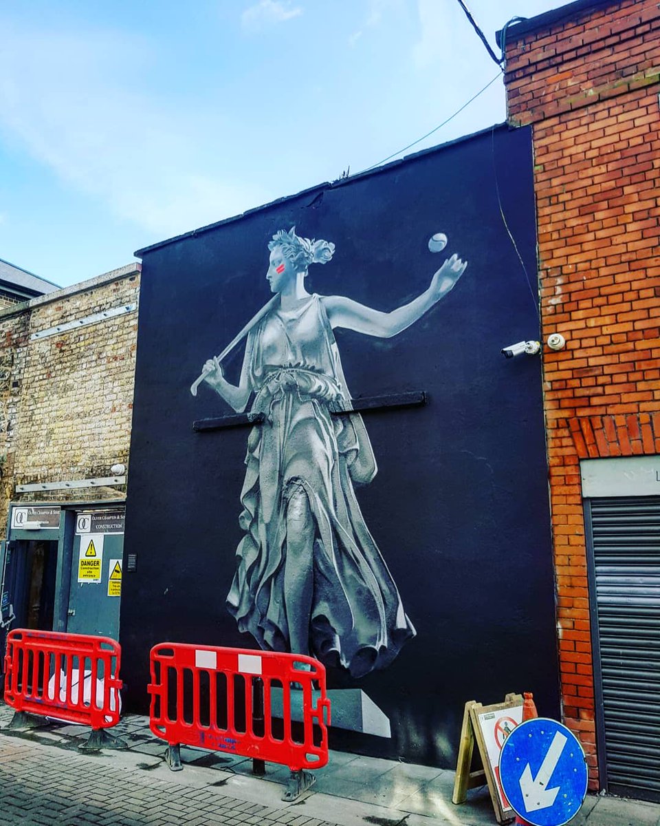 irundublincity's tweet photo. New piece by @subset in town, Victoria - Roman Goddess of Victory as they team up with @20x20_ie to champion #women in #sport
#streetartrunningtour #irundublincity #run #runtherapy #recovery #running #runtoexplore #streetart #dublinstreetart #rundublin #runnimgtourdublin https://t.co/fp4A3cnKyv