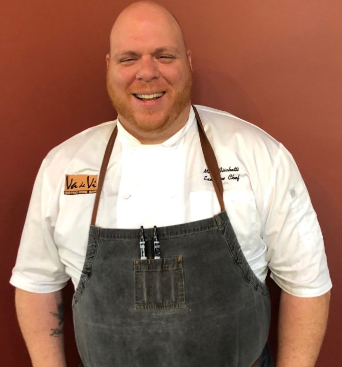 Check out our March featured chef @mike.fischetti of <a href="/vadevibistro/">Va de Vi Bistro & Wine Bar</a> in Walnut Creek.
Read his full story by following the link in our bio
.
.
.
.
#pacgourmet #featuredchef #pgfeaturedchef #chefsofig #chefs #chefstagram#cheflifestyle #chef  #cheflife #eatersf #chefsofinstagram