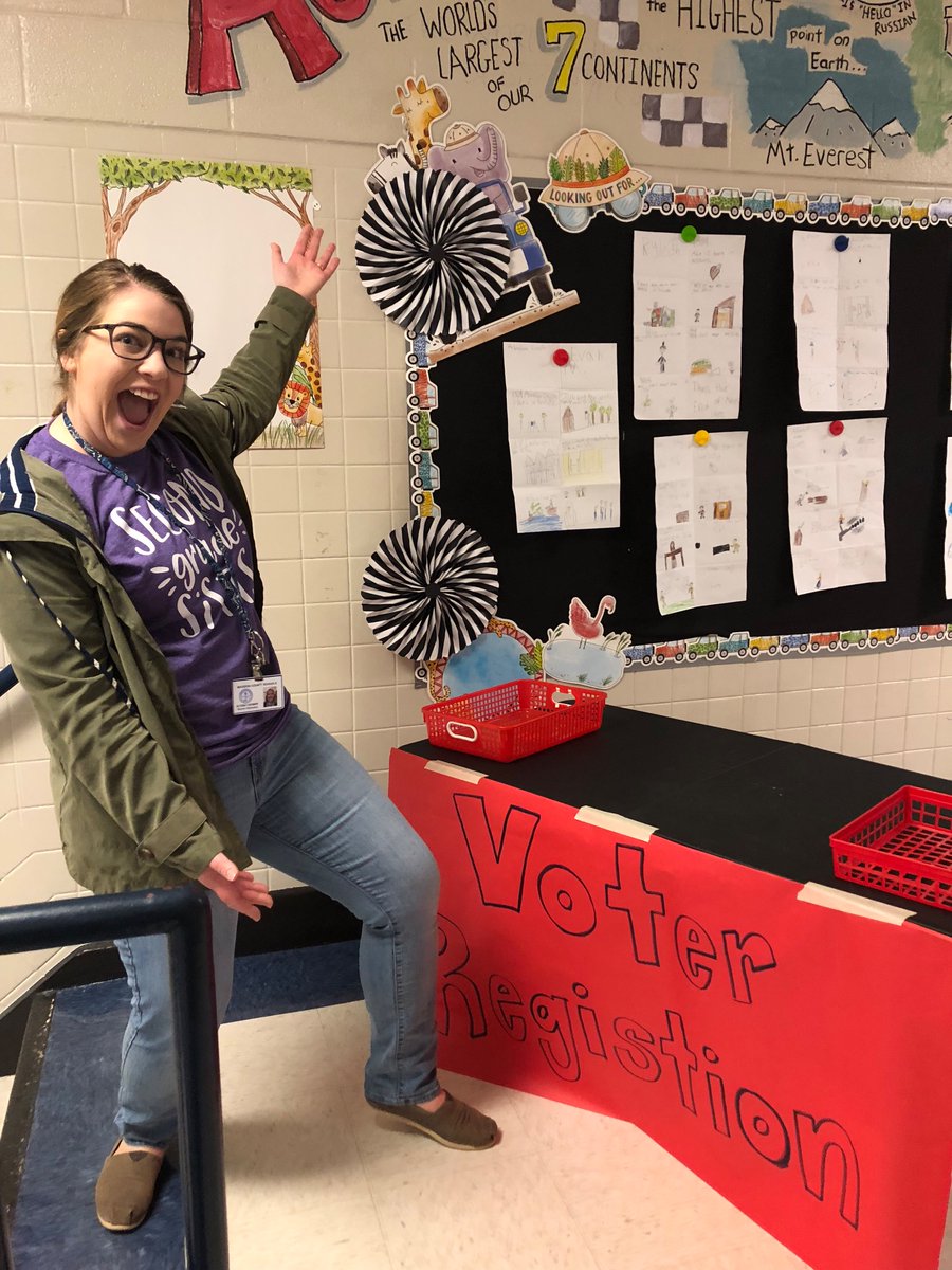 UpchurchLearne1's tweet photo. Our class would like to thank Mrs. Cromer for organizing voting for the grade level today. Students learned many new things about voting &amp; will vote later today. https://t.co/byk5KIqzGq