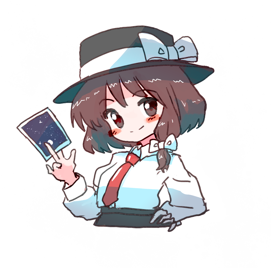 宇佐見蓮子 「自慢げ蓮子ちゃん 」|マイナス@春例こ24bのイラスト