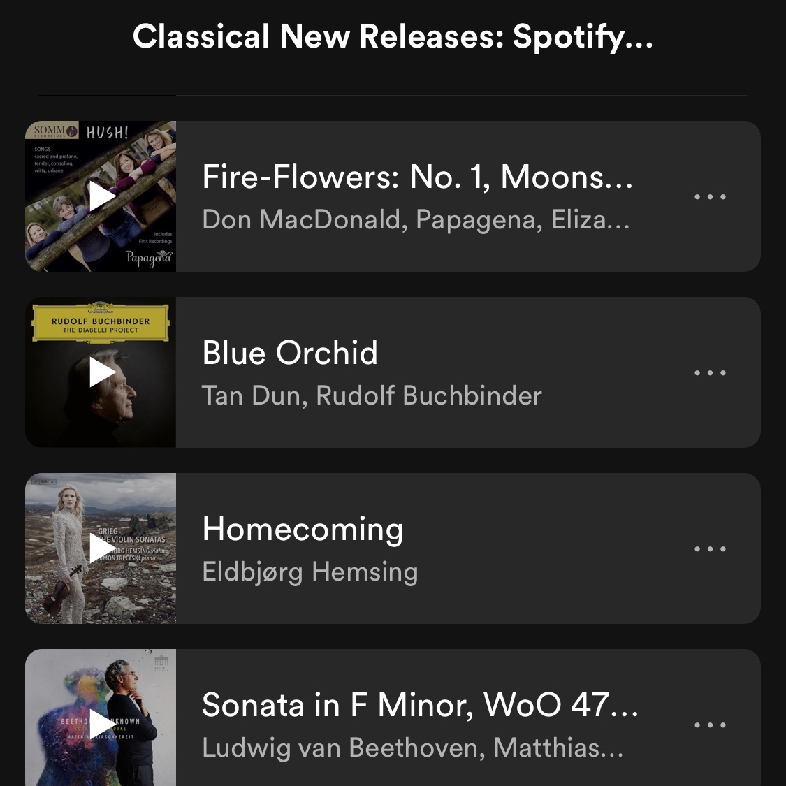 SOMMRecordings's tweet photo. .@Papagenasingers #Hush! is a @Spotify Classical New Release Pick! https://t.co/7RQIDrn16z #spotifyclassical #nunsandroses https://t.co/emikhV8wat