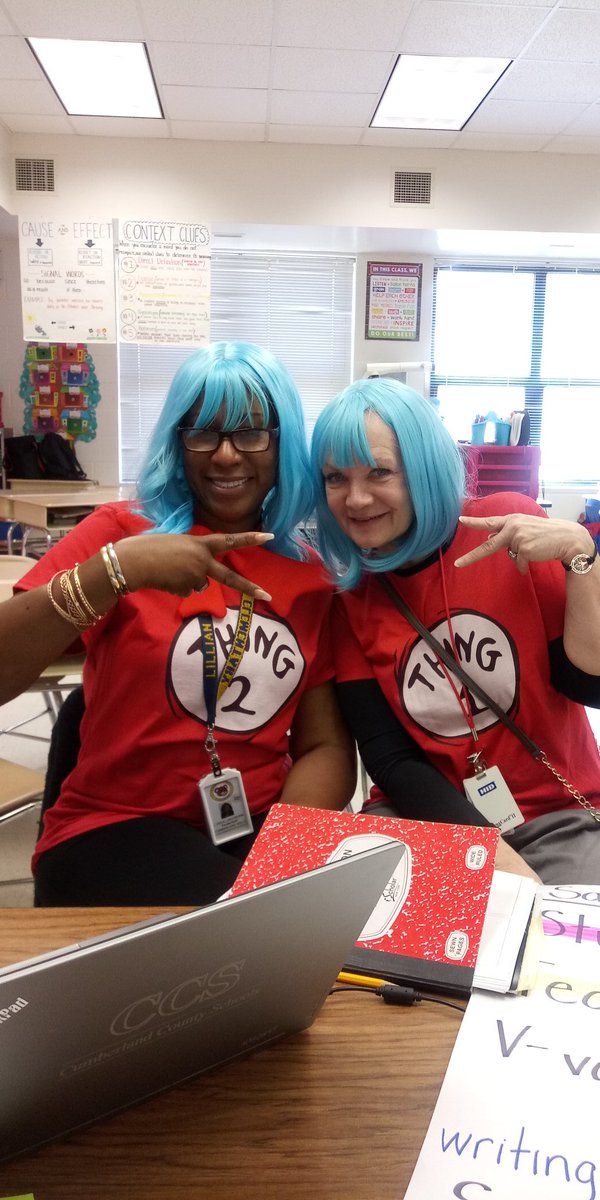 chozen2educate's tweet photo. I have pleasure of being on grade level with Thing 1 and Thing 2 instructional coaches
@LorLanBar @CumberlandCoSch @CCSElemEd @mellottahill1 https://t.co/8wQtoz1mJM