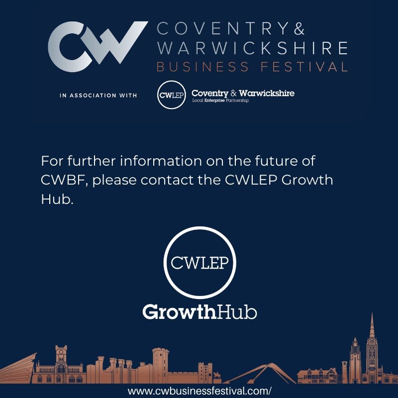 For further information please contact the Coventry and Warwickshire LEP Growth Hub!
- 
<a href="/CW_GrowthHub/">CW Growth Hub</a>