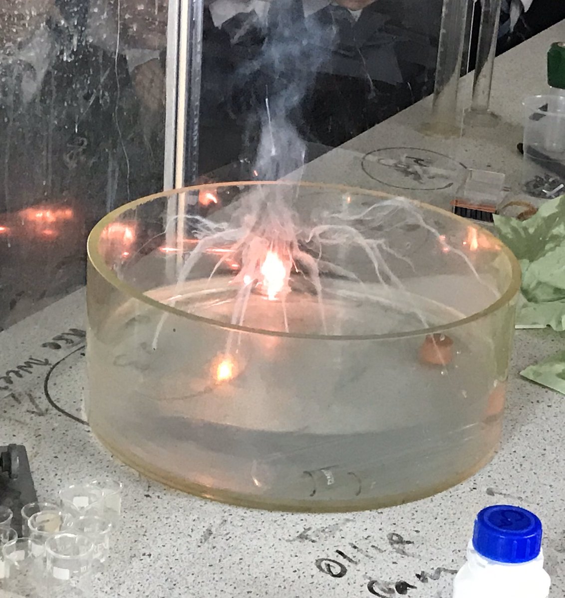valleygardensnt's tweet photo. Year 8 enjoyed watching potassium reacting with water!#vgmsscience https://t.co/Q858C8m08g