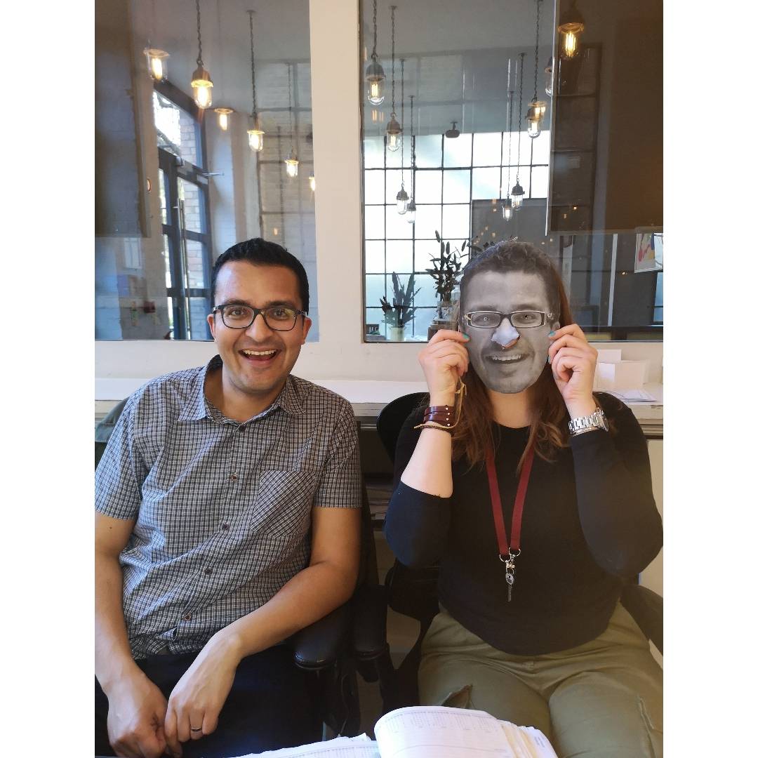 splice_post's tweet photo. Who double-parks his cups of tea and is always giggling? THIS GUY 👇
Ramit has been smashing his workload lately, so we cloned him.
Dial 0203-R4M1T-9944 for expert post-production advice.
#ToSurvivePostProductionYouGottaBecomePostProduction #RamboHasAClone #FunFridayPosts https://t.co/csQvEsB5TI