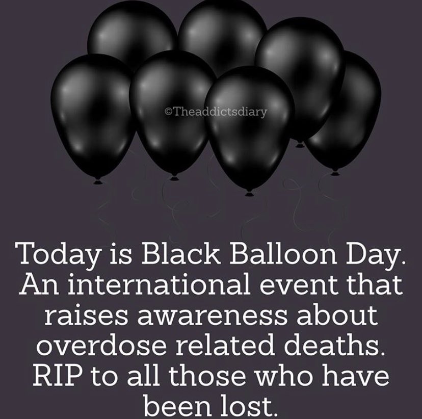 Black Balloon Day Quotes Recovery Centers Of America Twitter પર: "March 6Th Marks #Blackballoonday  Which Creates Awareness About #Overdose Related Deaths.  Https://T.co/Kf0Xphnddx" / Twitter