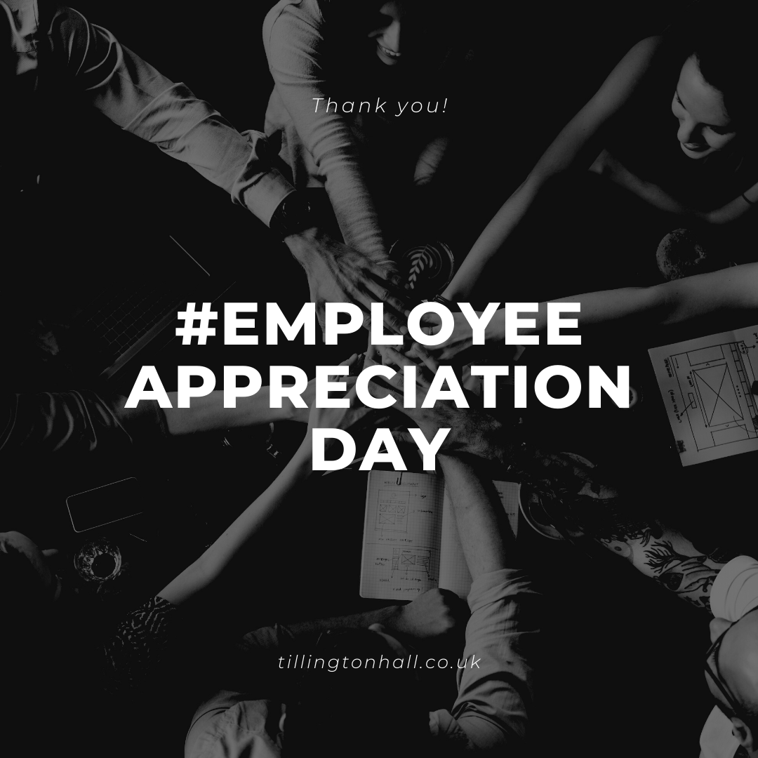 TillingtonHall's tweet photo. Every day is #EmployeeAppreciationDay at Tillington Hall! But here's an extra special round of applause for our awesome team today! 👏

Thank you for all you do for us, and our guests. https://t.co/BE7UFHeyOK