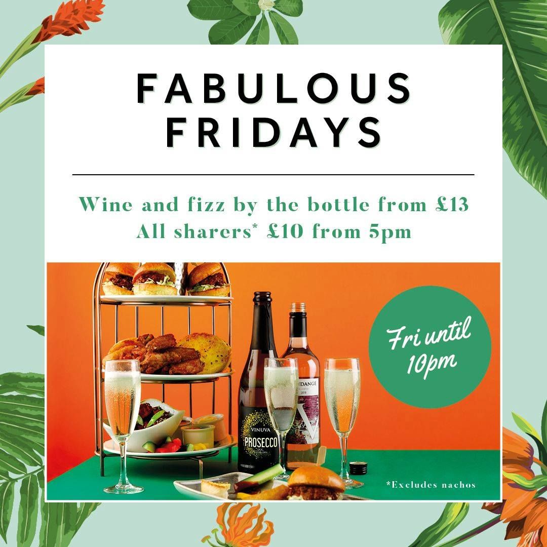 slugbmth's tweet photo. Happy Friday!
Why not celebrate with us an get a bottle of Wine or Fizz before 10pm from £13, and all sharers from £10 from 5pm! 🍷 https://t.co/le8oF4dfbd