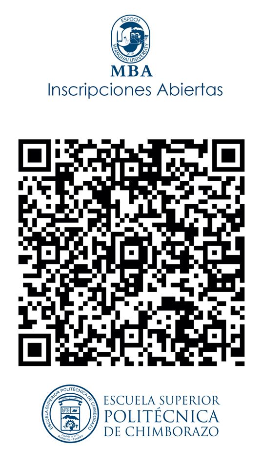 EspochMba's tweet photo. Una nueva oportunidad para crecer personal y profesionalmente 📚🎓
✔️ Sé parte de nuestro programa de MBA. 
📲 Escanea el código QR o ingresa en el siguiente enlace 
👉 https://t.co/IYsnlNqvSt 
 @EspochRio 

#MbaShu
#MbaEspochShu
#TeQuieroMiPoli https://t.co/Snnemz9Qdv