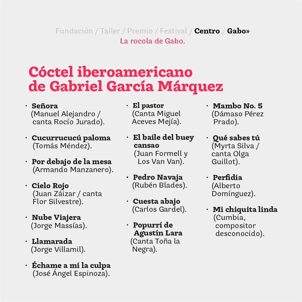 Fundación Gabo tweet media