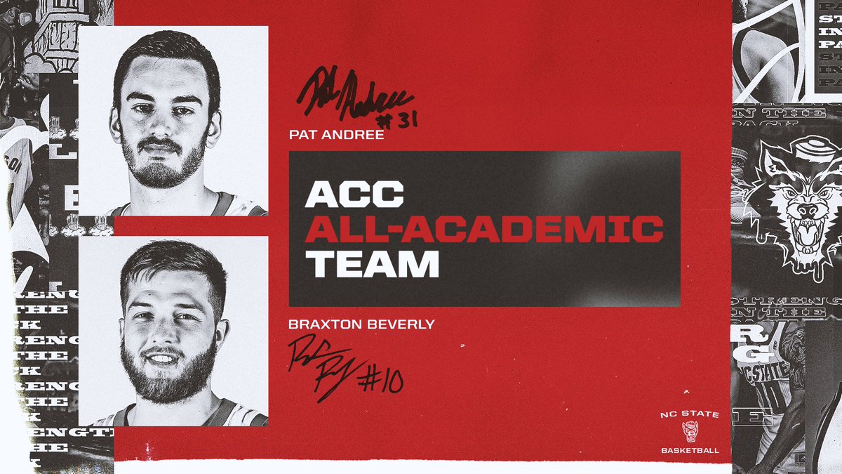 PackMensBball's tweet photo. Congratulations to @PDre34 and @BBeverly10 for being named to the All-ACC Academic Team❗️ https://t.co/NiSbjgDyD4