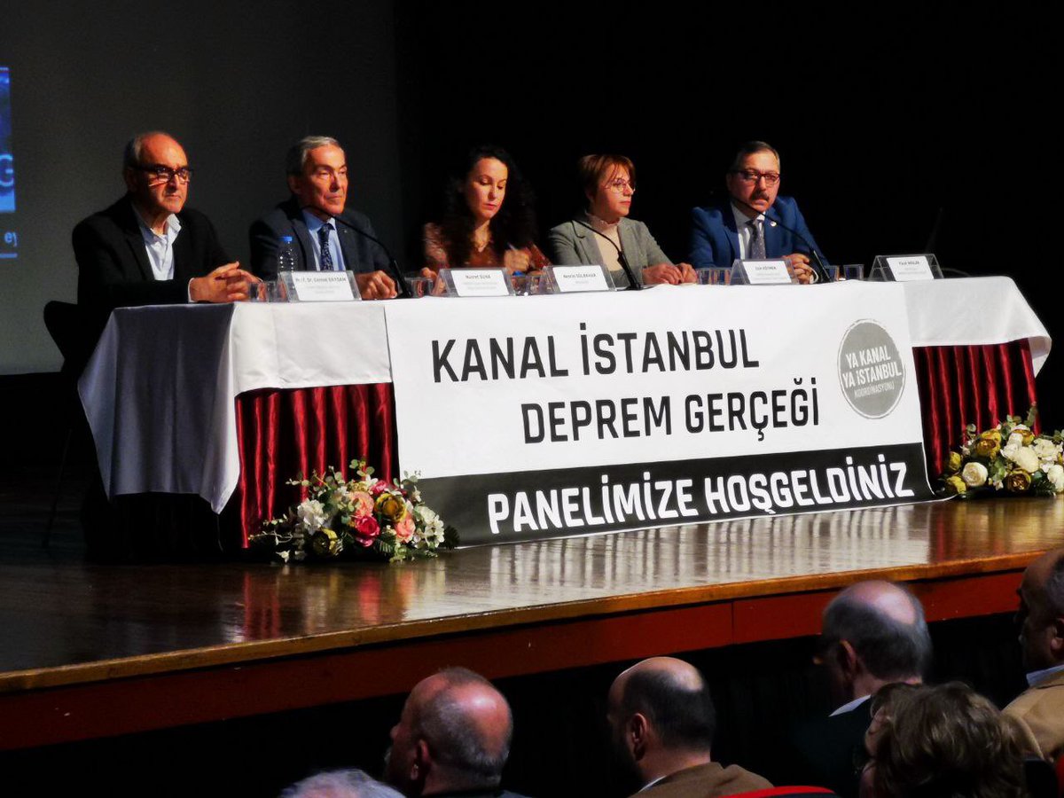 yakanal_yaist's tweet photo. #YaKanalYaİstanbul Kartal Koordinasyonu #Kanalİstanbul Deprem Gerçeği panelimiz Prof. Dr. Cemal Saydam’ın sunumu ile başlamıştır. 

#KatılDurduralım https://t.co/5D3r586Z8s