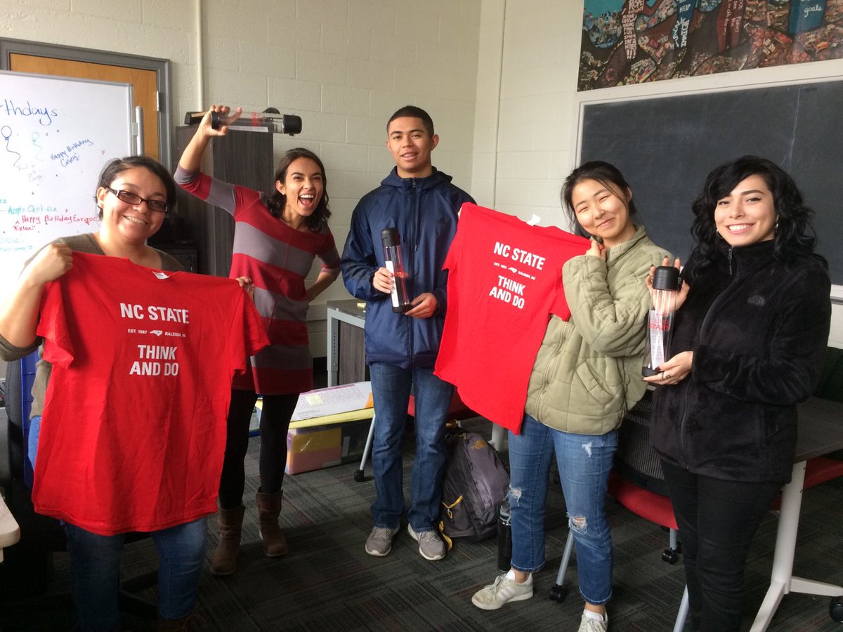 JuntosNC's tweet photo. Thank you to Michael R. Coombes and his team at New Student Programs for supporting our National Juntos Convening by providing our Juntos professionals and students from 10 different states some cool NCSU Swag!
@NCStateNSP https://t.co/tXcEHVtKuy