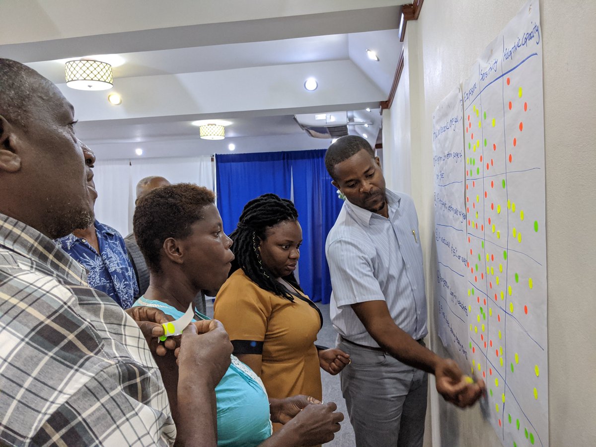 CANARICaribbean's tweet photo. #CANARICaribbean facilitated a training workshop in SVG on vulnerability & capacity assessments 4 climate change, 2 enable local participatory assessments with coastal & fishing communities 2 identify impacts, vulnerabilities & priorities 4 action https://t.co/0XFnbkBgWL #CC4FISH https://t.co/eLjFprxmKZ