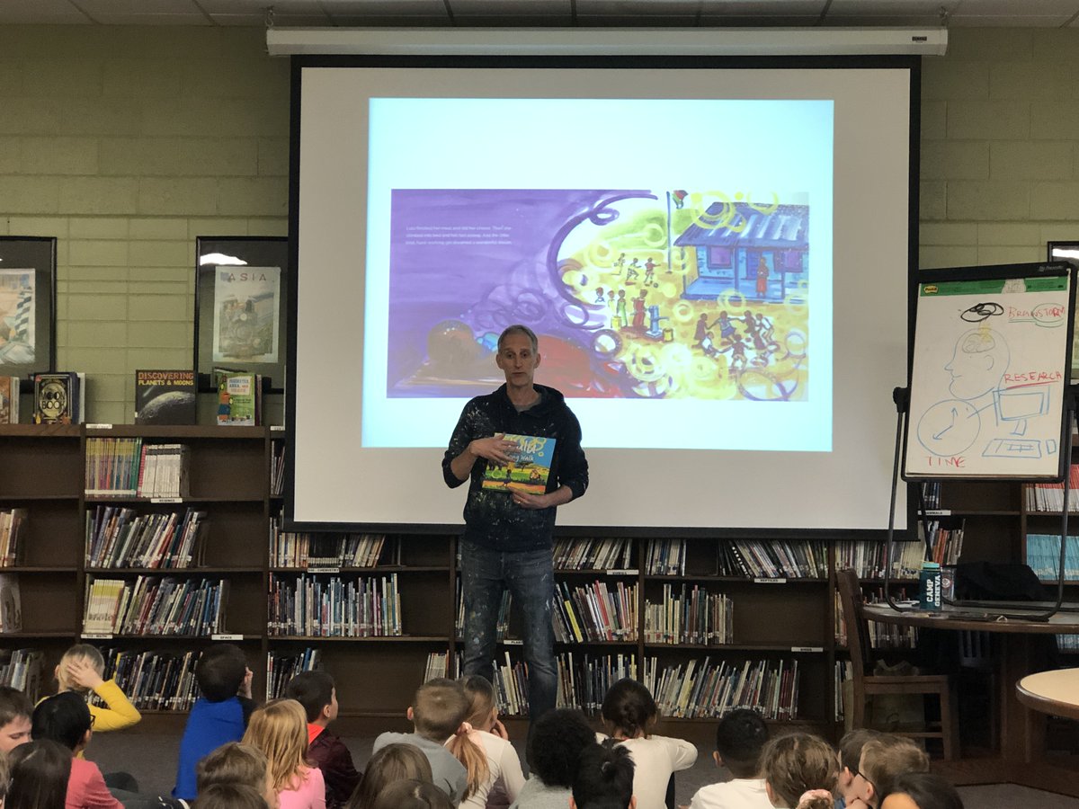 Lakewood had the honor of having Joel Tanis speak about his book "Lulu and the Long Walk"