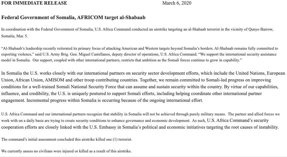 Meanwhile in Somalia