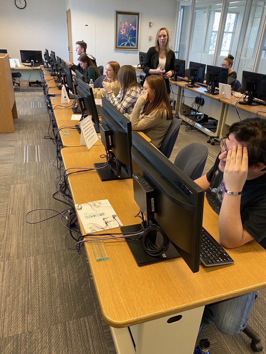 LLGuidance's tweet photo. 10th & 11th grade students enjoyed their trip to Misericordia University's Humanities Day yesterday! They analyzed World War II artifacts, discussed philosophy, wrote about medicine in humanities, and made memes about works they've read in English classes. #Knight_Vision2 https://t.co/t7WekoIbas