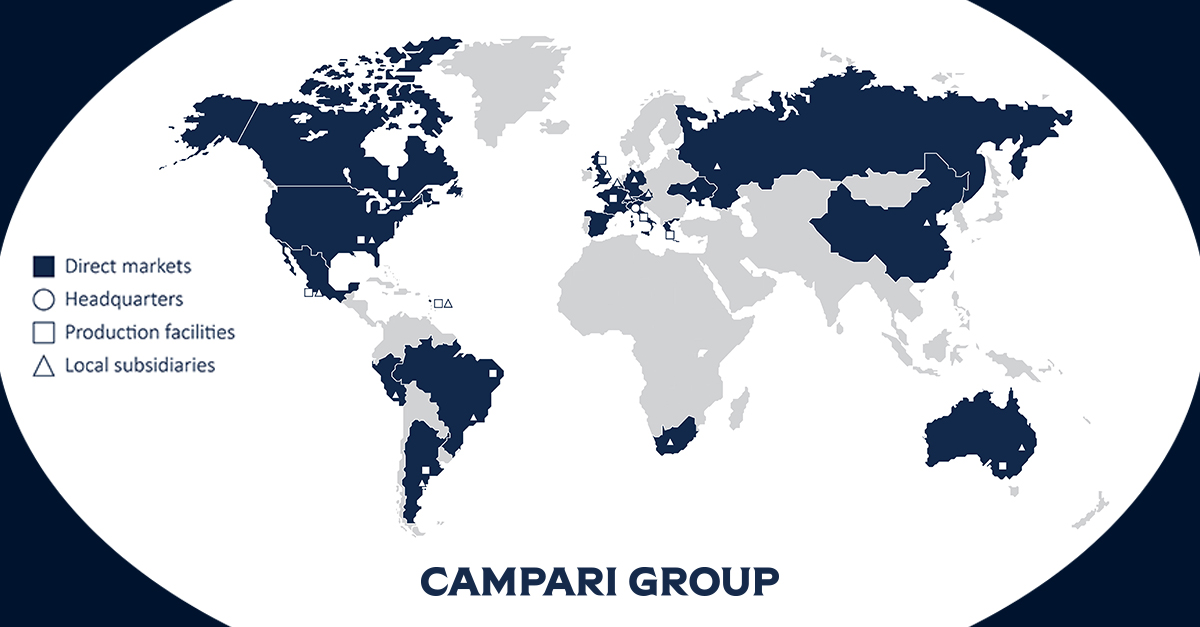 GruppoCampari's tweet photo. Here’s where you can find #CampariGroup around the world.
Let’s toast to our People & brands everywhere they are or come from! https://t.co/ft46HxLnKh
#ToastingLifeTogether #OurWorldwidePresence https://t.co/LAnMVIoeYj