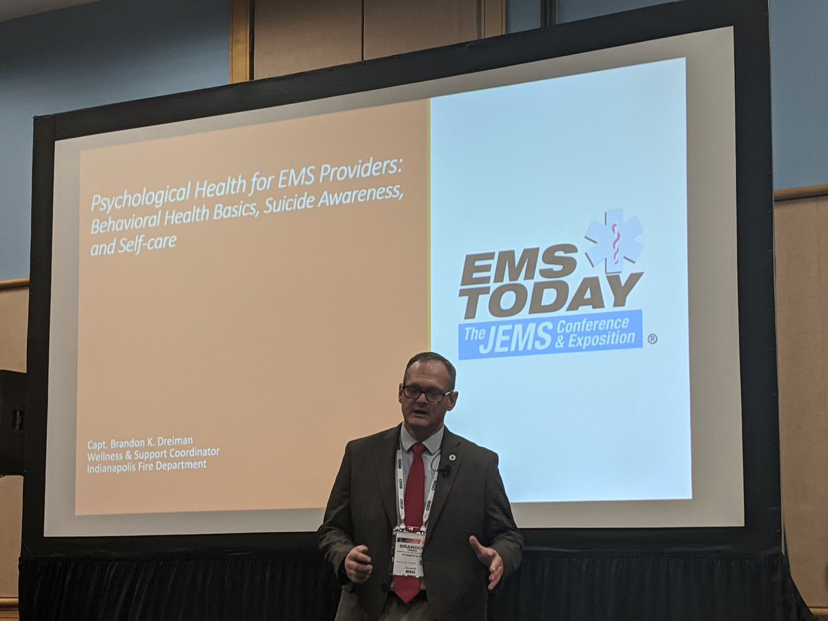 Psychological Heath for EMS with Brandon Dreiman at #EMSToday #EMSToday2020