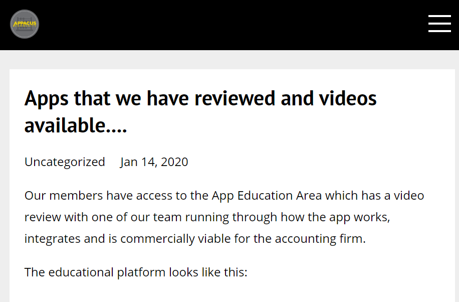AppacusCom's tweet image. Take a look at some Apps that we have reviewed and the videos we have available to Accountants: vcd-fa.co.uk/blog/app-revie…