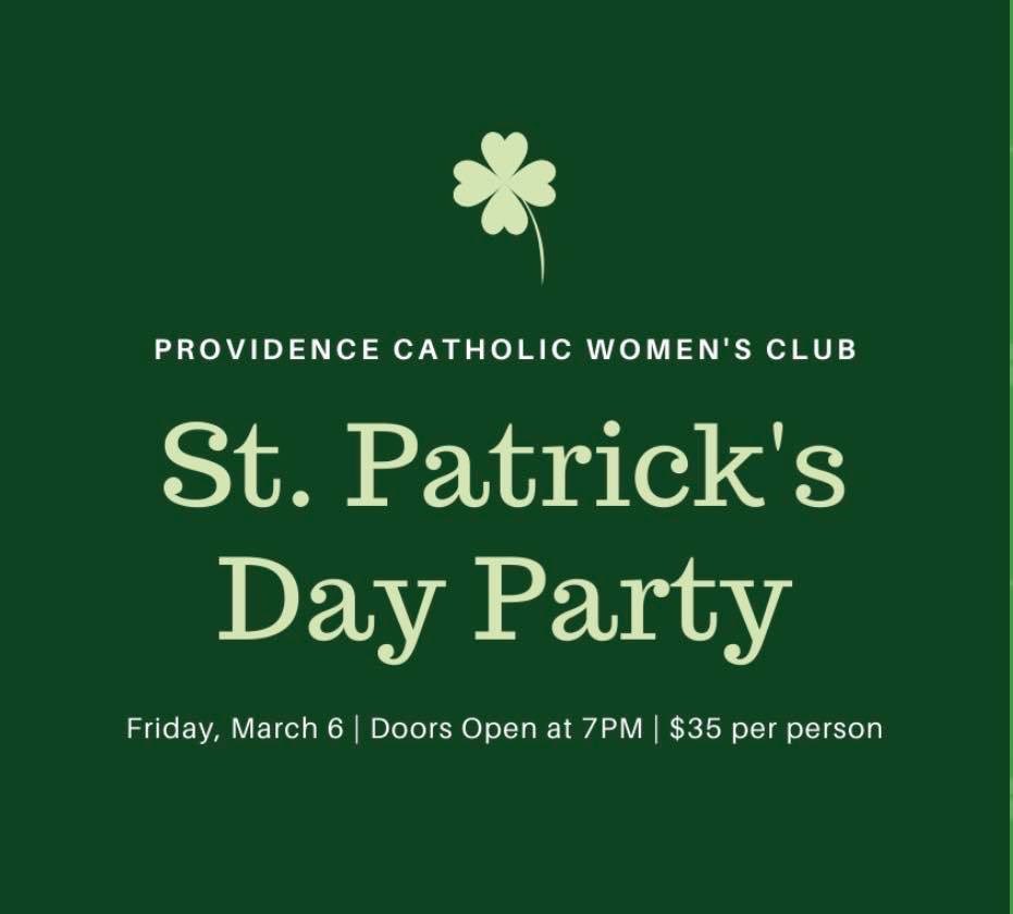 PCHSWomensClub's tweet photo. Our St. Patricks’s Day Party is TONIGHT!!!  We have lots of fun things planned and fabulous food, there will be meat and non-meat options.  Fr. O’Merk has granted dispensation for this event.  You can still buy tickets at the door tonight!!! #pchswomensclub https://t.co/9PFcrIuidc