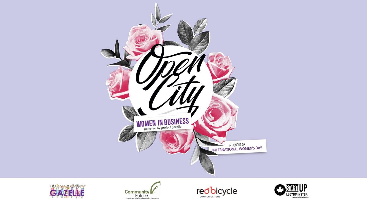 startuplloyd's tweet photo. You have until NOON to get your tickets!! You can purchase them on our website: https://t.co/FLh9RcOFMu
#redbicycle #communityfuturesYLL #projectgazelle #internationalwomensday ##opencity2020 #opencitywomeninbusiness https://t.co/TijrDswXpn