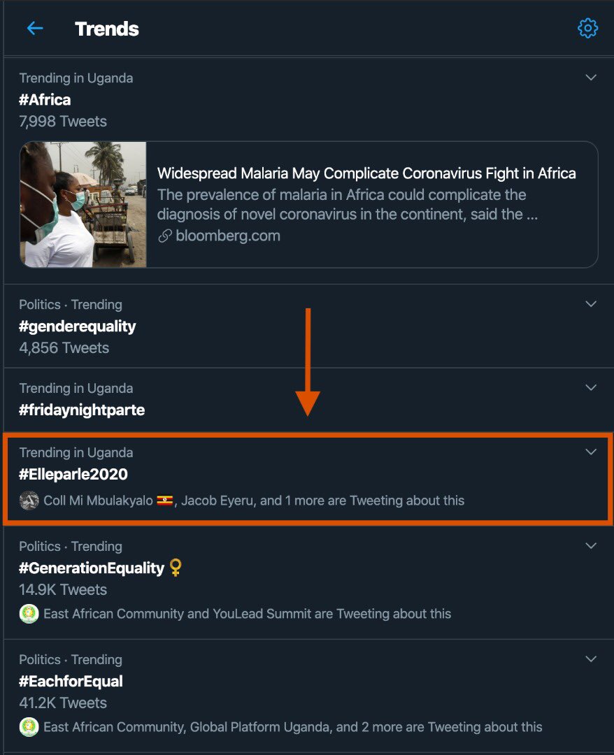 ElleWomen's tweet photo. Aside from Pans no tournament in Africa has trended this fast 
We have been a ground breaking women’s tournament in Africa and Uganda @ElleWomen #Elleparle2020 https://t.co/tYAlXQe00i