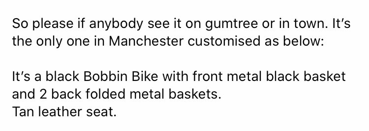 NQForum's tweet photo. This is the bike stolen from outside @FrogFlowers yesterday. It was seen later being ridden by this charming chap near the bus station. https://t.co/ePEBT76aV4