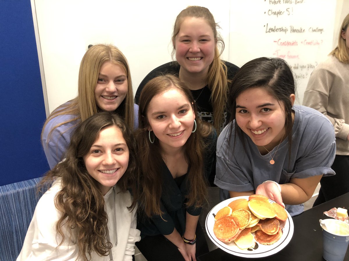 DrPangansclass's tweet photo. Leadership lessons from a pancake “Chopped” challenge- ingenuity, creativity, constraints, and collaboration 🥞🥞#ED453 https://t.co/h2UvNIUAsF