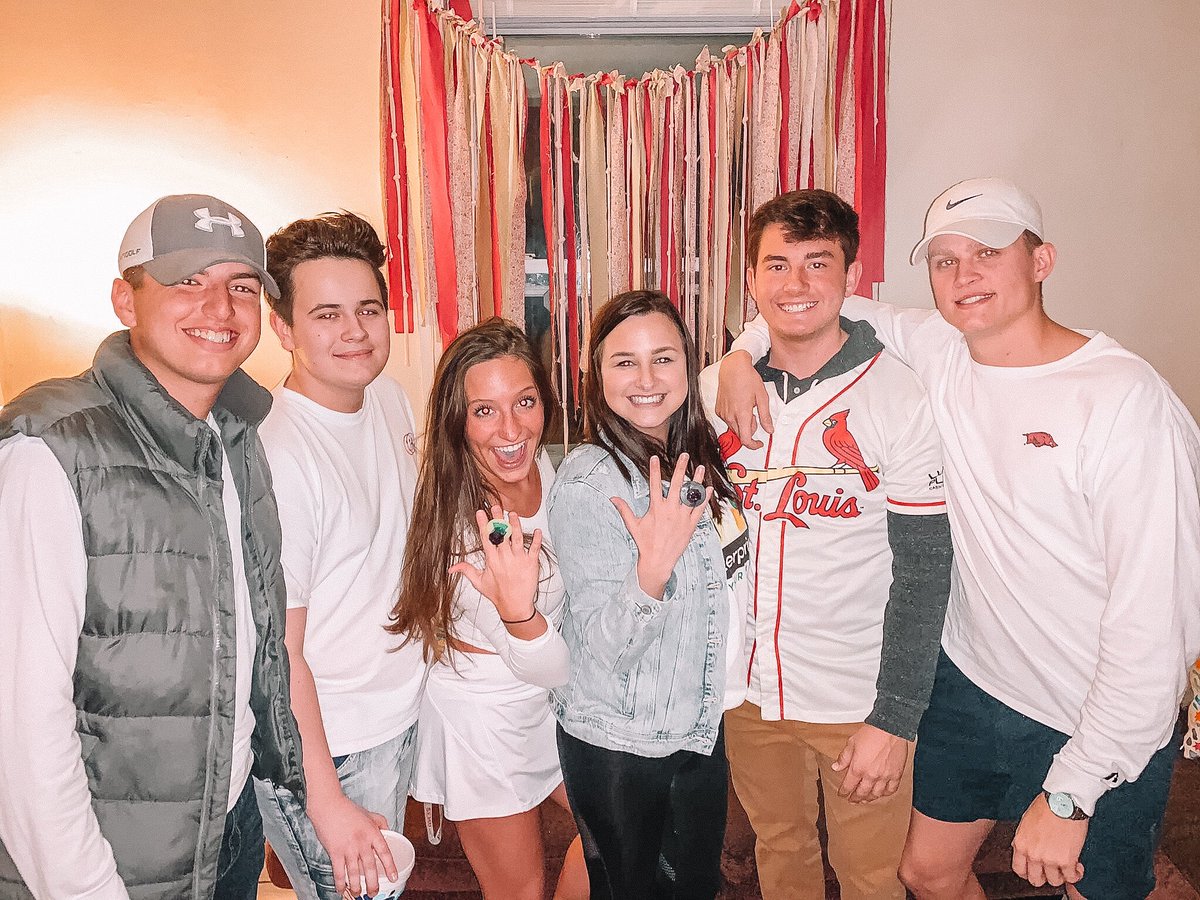 We got hitched last night! We are so excited for Greek Week with ΔΧ and ΤΚΕ🤩💍 #ParksandRec <a href="/SEMODeltaChi/">Delta Chi</a> <a href="/TKE_Semo/">Tau Kappa Epsilon</a>