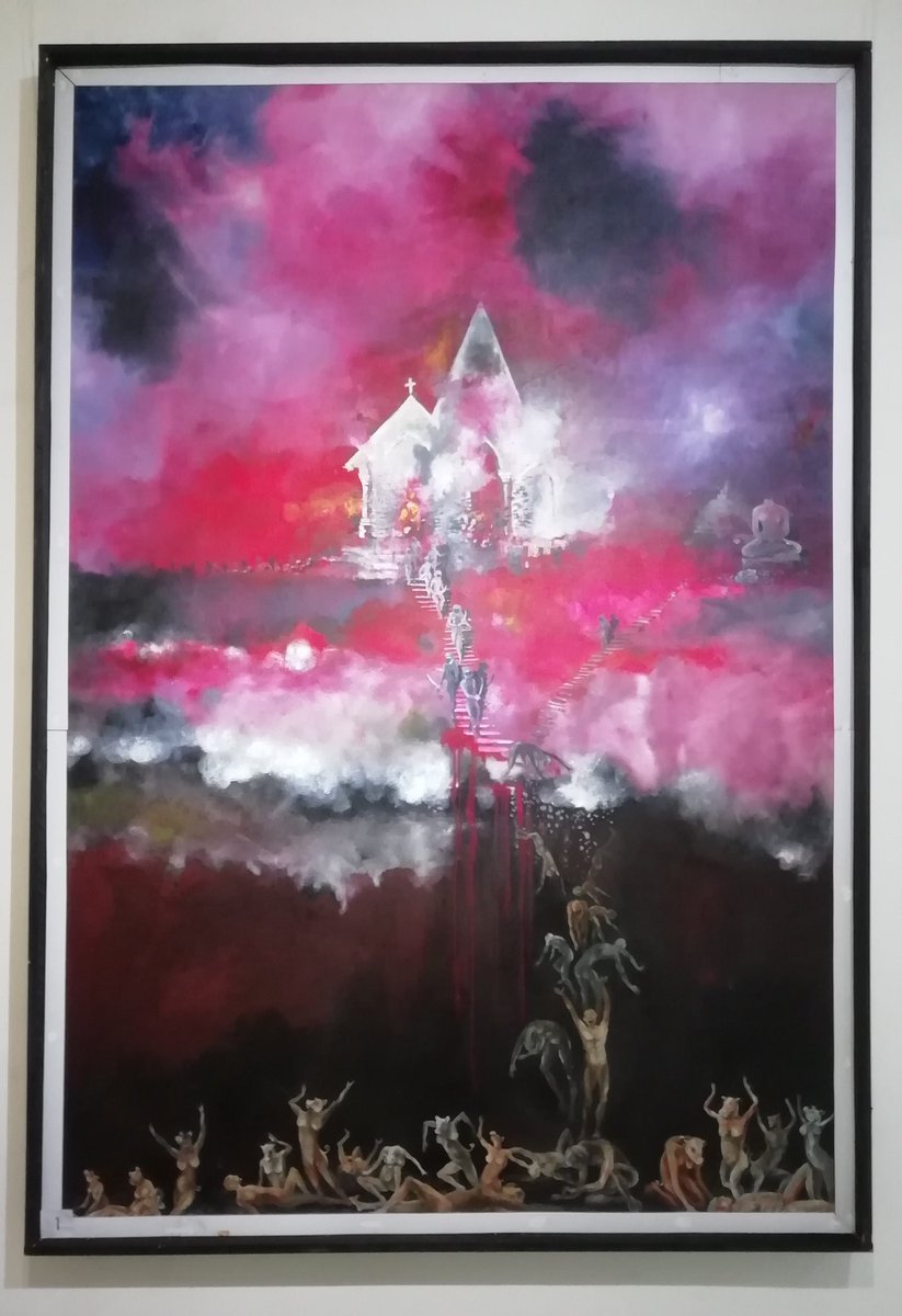 RansaraniBole's tweet photo. #BEYOND_THE_FRAME
Lalith Gunathilaka
Exhibition of paintings

1 සහරාන්ගේ සිහිනය (dream)
2 Roonakanda
3 Horton plains
4 Diyawannawa https://t.co/eFV9eQi8DT