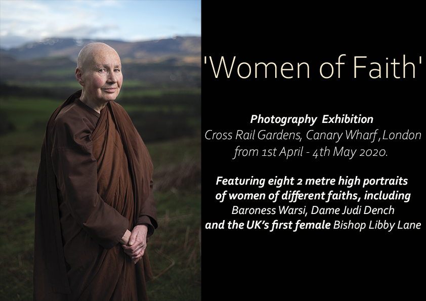PeterKindersley's tweet photo. As we hit #InternationalWomensDay this Sunday I wanted to share my exhibition news and hope you will come along and see 8 inspiring women all of different faiths. Around #easter when many faiths have celebration days. https://t.co/KViJJrkecy