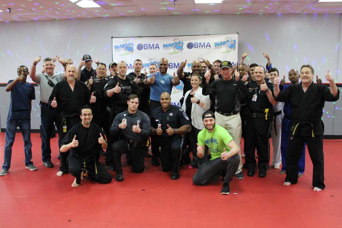 CCSOVA's tweet photo. The Sheriff’s Office, Fire and Police were at BMA Martial Arts for the Push-up 4MS Challenge. Robert Roberts lead the group for three reps to raise awareness for Multiple Sclerosis (MS). Post a pic or video on social media using the hashtag #Pushup4MS #CSOPRIDE https://t.co/6wVcbPmwag
