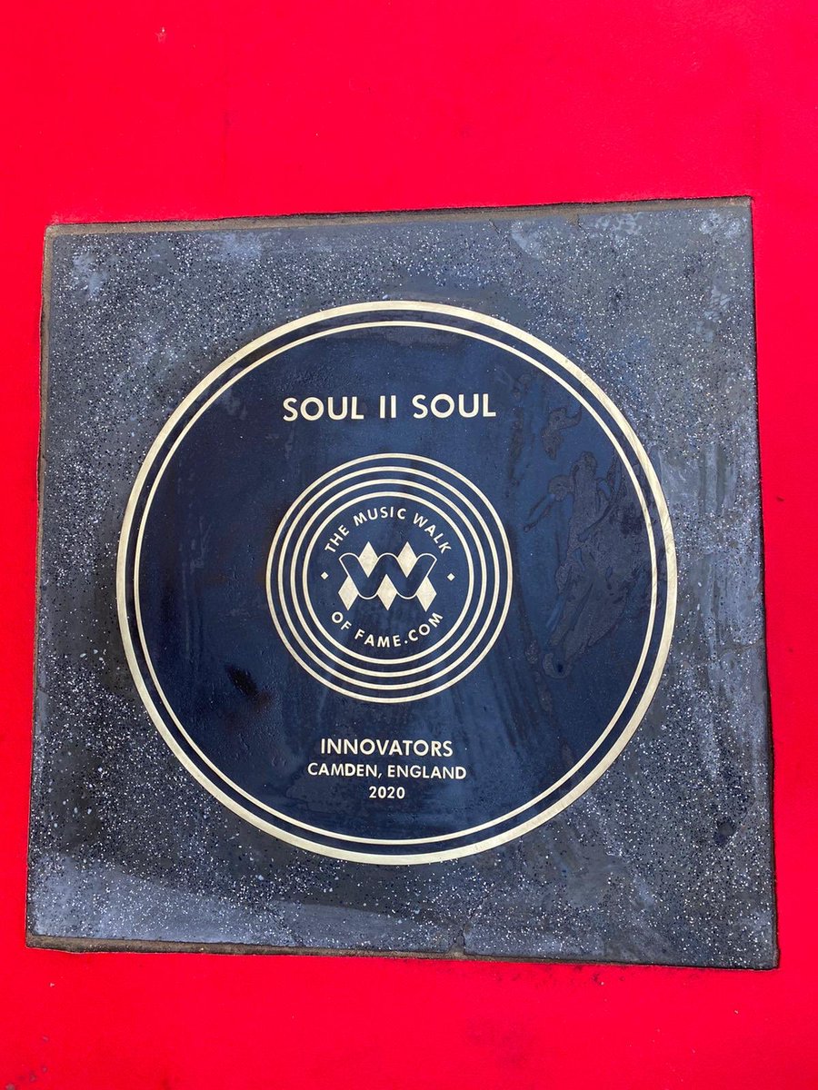 Soul2SoulUK's tweet photo. A huge thank you to everyone involved with the Camden Walk of Fame for honouring Soul II Soul today and forever more on Camden High Street!
#soul2souk #walkoffame #camden #innovators https://t.co/Sg9YSa9OUz