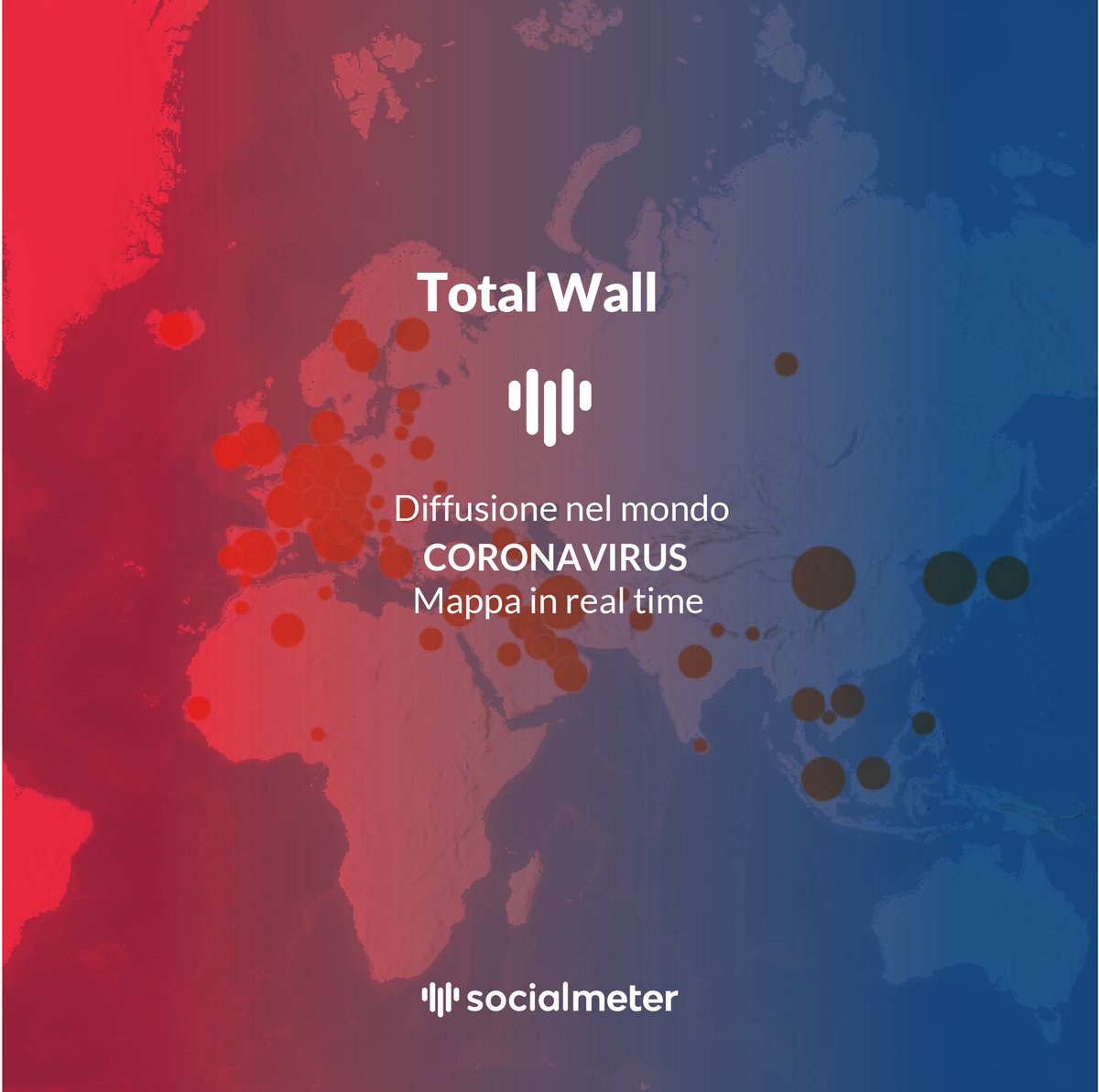 SMAbility's tweet photo. Sul nostro Total Wall i dati @WHO in tempo reale per monitorare la diffusione di #coronavirus nel mondo.
Vai al Total Wall: https://t.co/AHP34FHhFT
#SocialMeter #bigdata4all #covid19
@WHO @MinisteroSalute @DPCgov @RegioneVeneto @RegLombardia https://t.co/Fh4IEvaGgG